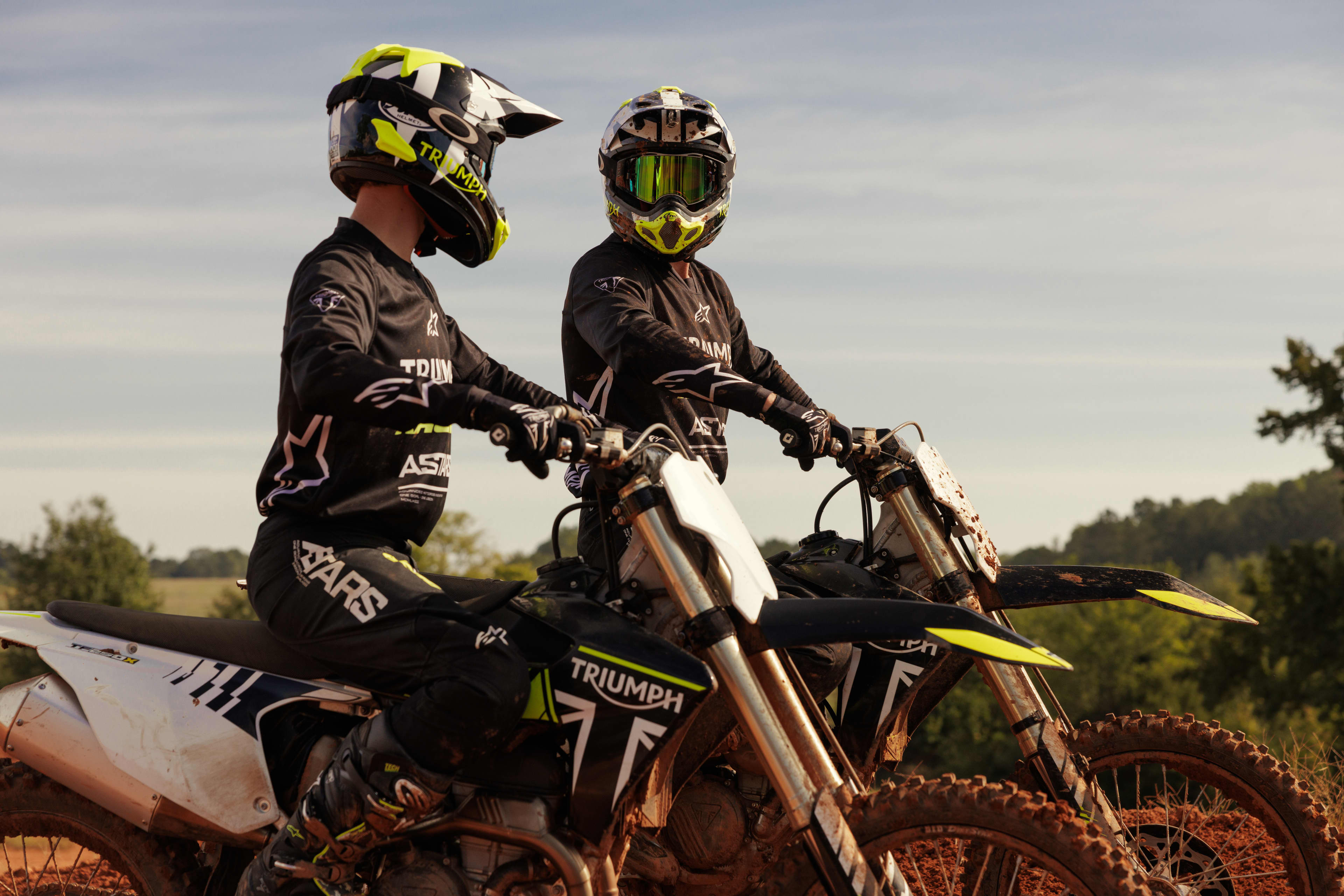 Triumph x Alpinestars® Racer Graphite MX Jersey | Motorcycle Clothing